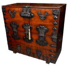 Antique Elmwood Blanket Chest